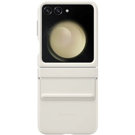 Чехол Samsung Series для Galaxy Z Flip 5 Flap Eco-Leather Case Creme