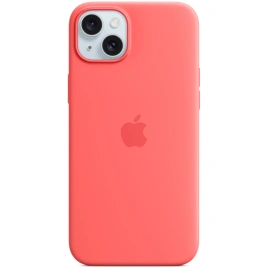 Силиконовый чехол Apple MagSafe для iPhone 15 Plus Guava