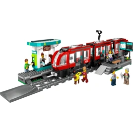 Конструктор LEGO City Downtown Streetcar and Station 60423