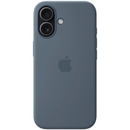 Чехол Apple Silicone Case with MagSafe для iPhone 17 Anchor Blue