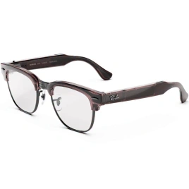 Умные очки Ray-Ban Clubmaster (audio) Transparent Orchid Standard Transitions Ruby