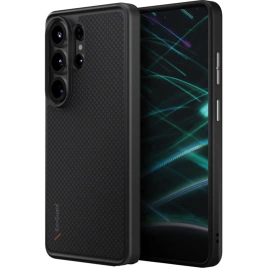 Чехол Uniq Keva Tough Aramid Protective Case для Samsung S26 Ultra Carbon Black (GS26UHYB-KEVAMCBLK)