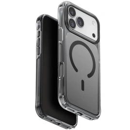 Чехол Uniq LifePro Xtreme Anti-FingerprintSlim Hybrid Case with MagClick для iPhone 17 Pro Frost Smoke