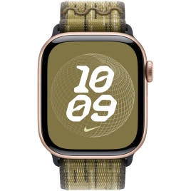 Ремешок Apple Watch 42mm Green/Grey Nike Sport Loop (MXTY3)