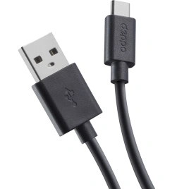 Кабель Deppa USB-A/USB-C 2m Black (72313)