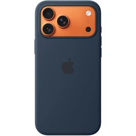 Чехол Apple Silicone Case with MagSafe для iPhone 17 Pro Midnight