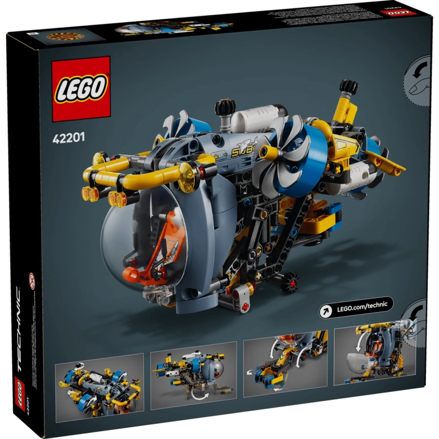 Конструктор LEGO Technic Deep-Sea Research Submarine 42201 фото 8