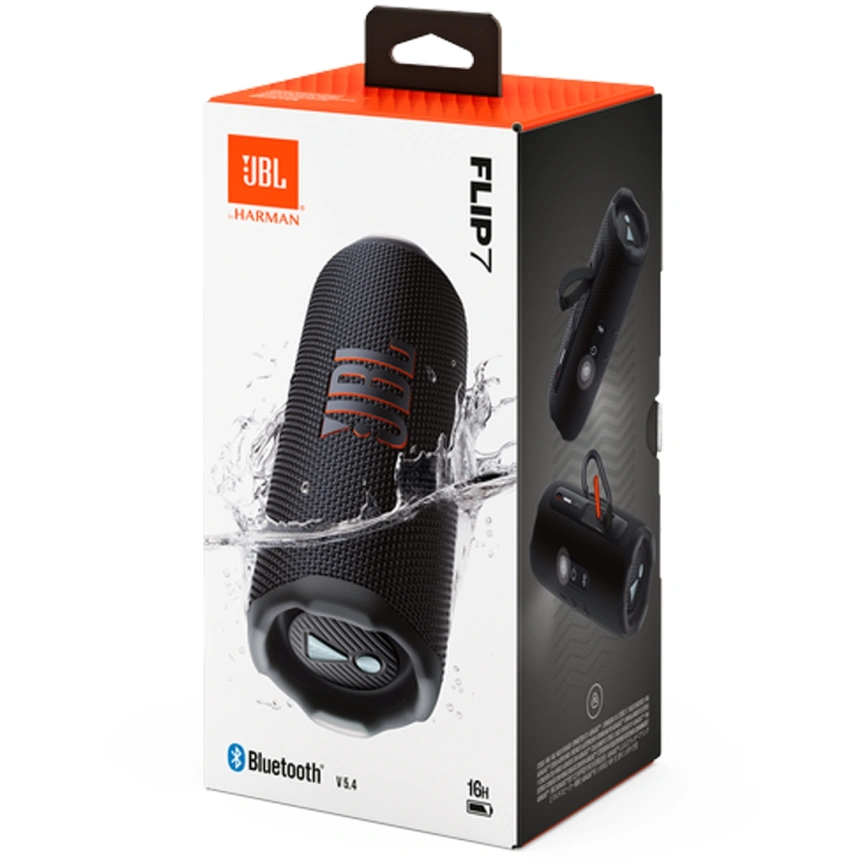 Портативная колонка JBL Flip 7 Black фото 10