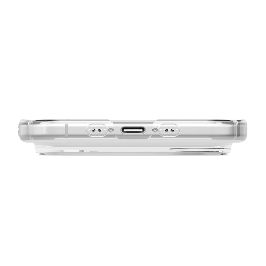 Чехол Uniq AirSuit Ultra Slim Case with MagClick для iPhone Air Glossy Clear/White фото 2