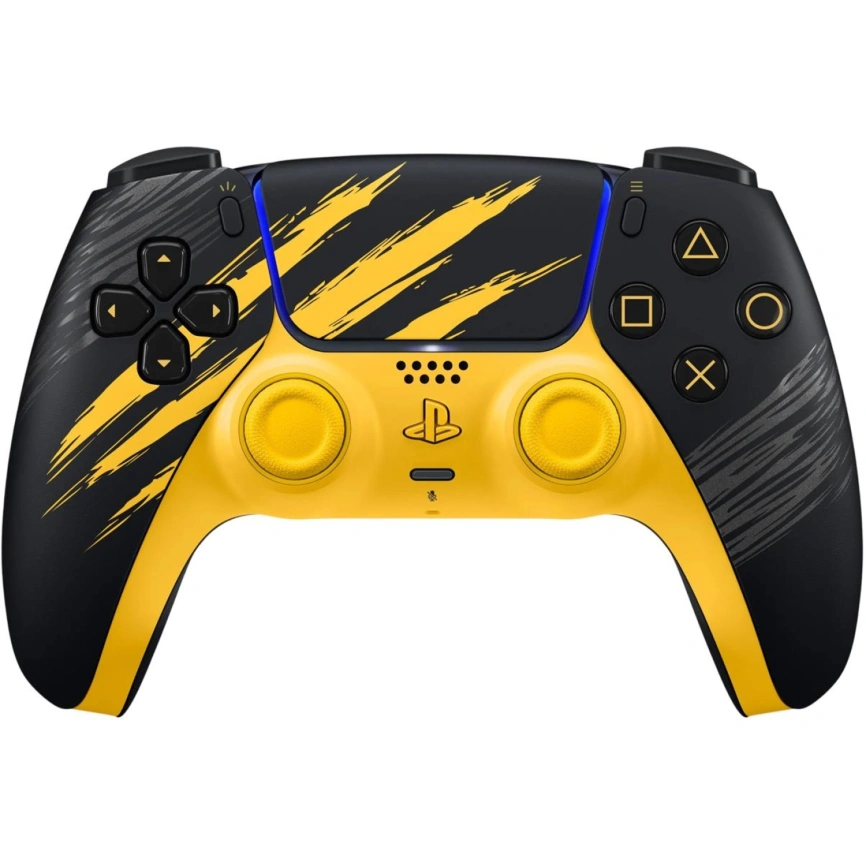 Джойстик беспроводной Sony DualSense для PS5 Marvel's Wolverine Yellow Limited Edition фото 1