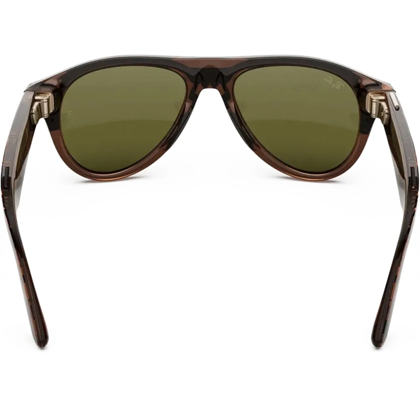 Умные очки Ray-Ban Aviator (Gen 3) Transparent Umber Standard Transitions Jade фото 3