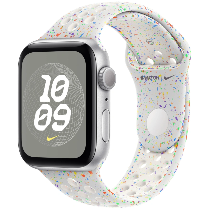 Ремешок Apple Watch 46mm Pure Platinum Nike Sport Band M/L фото 2