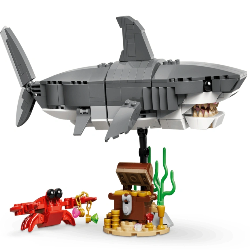 Конструктор LEGO Creator Fierce Shark with a Treasure Chest 3 in 1 31381 фото 1