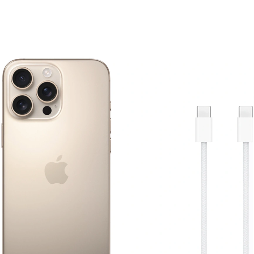 Смартфон Apple iPhone 16 Pro Max 1Tb Dual Sim Desert Titanium фото 5
