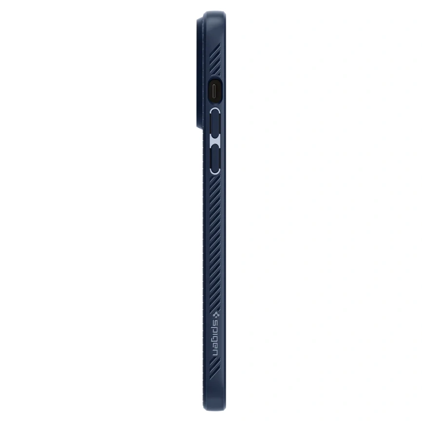 Чехол Spigen Liquid Air для iPhone 14 Pro Max (ACS04814) Navy Blue фото 5