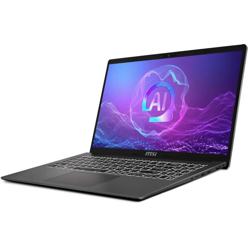 Ноутбук MSI Modern A15 AI+ F3HMG-040XRU 15.6 IPS/R5 AI 330/16GB/512GB SSD (9S7-15SK21-040) Platinum Gray фото 2