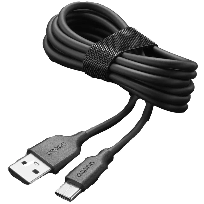 Кабель Deppa USB-A/USB-C 2m Black (72313) фото 5