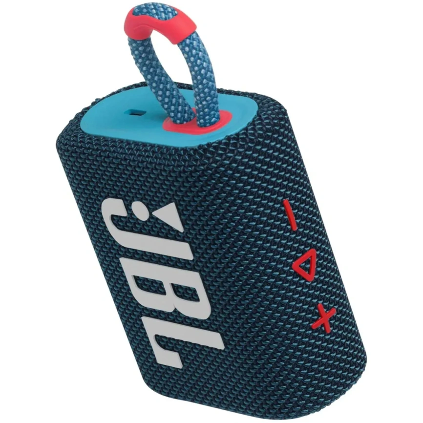 Портативная колонка JBL GO 3 Blue/Pink фото 2