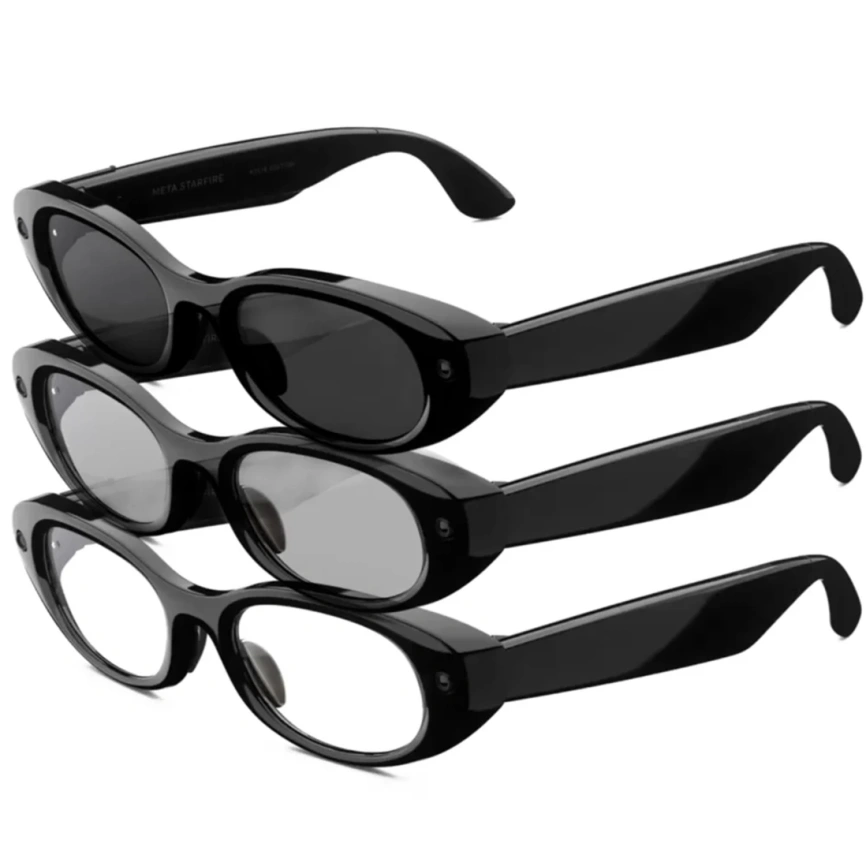Умные очки Meta Starfire Kylie Edition Classic Black Standart Clear to Grey Transitions фото 3