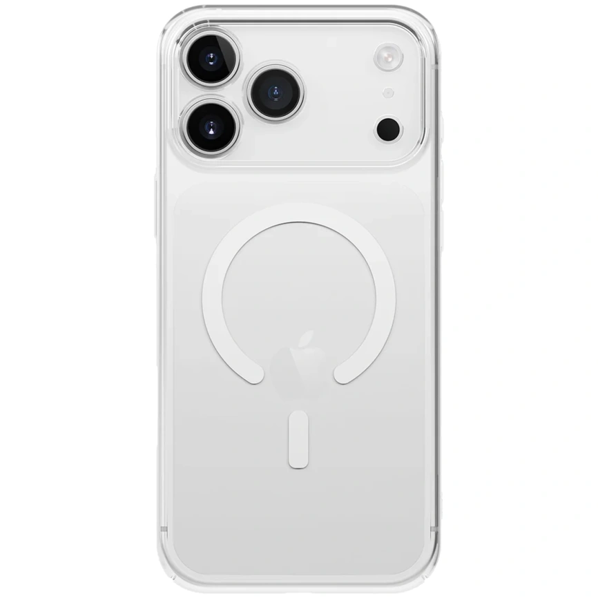 Чехол Uniq AirSuit Ultra Slim Case with MagClick для iPhone 17 Pro Max Glossy Clear/White фото 5