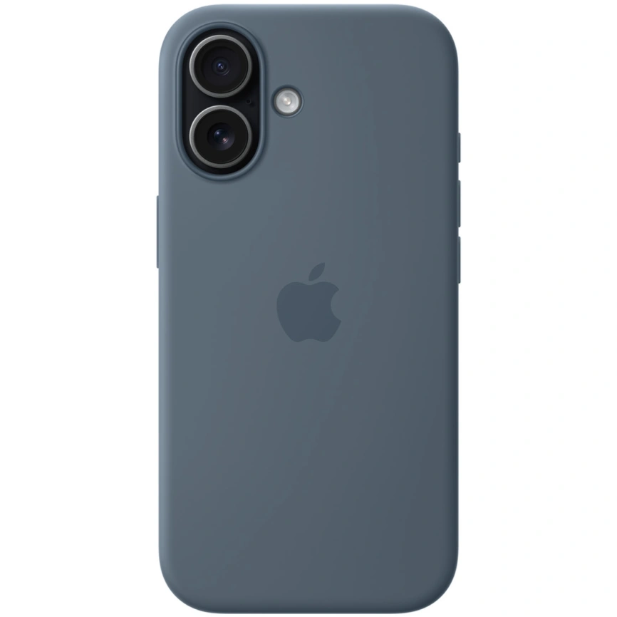 Чехол Apple Silicone Case with MagSafe для iPhone 17 Anchor Blue фото 2