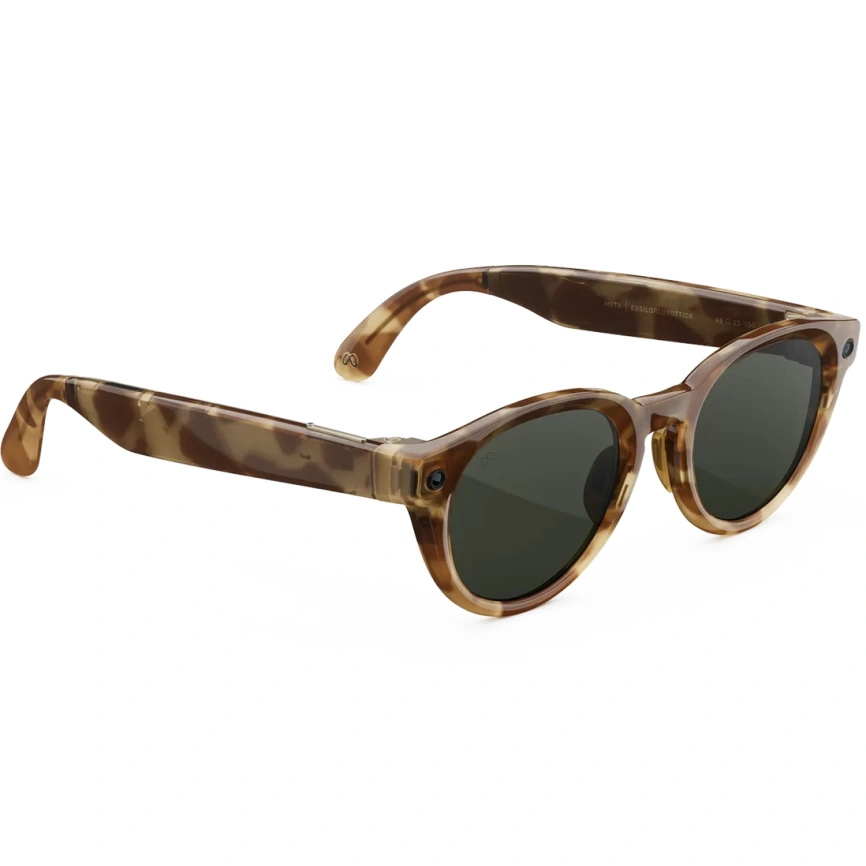 Умные очки Meta Nova Honey Tortoise Small Clear to Graphite Green Transitions фото 3