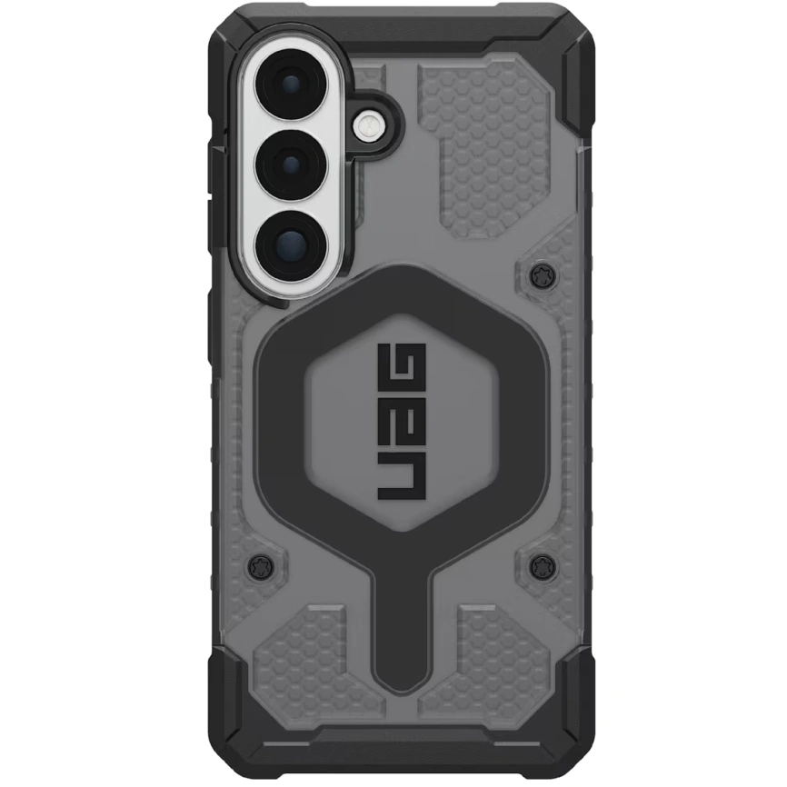 Чехол UAG Pathfinder Clear Case with MagSafe для Samsung Galaxy S26 Plus Ash/Black (214528113140) фото 1