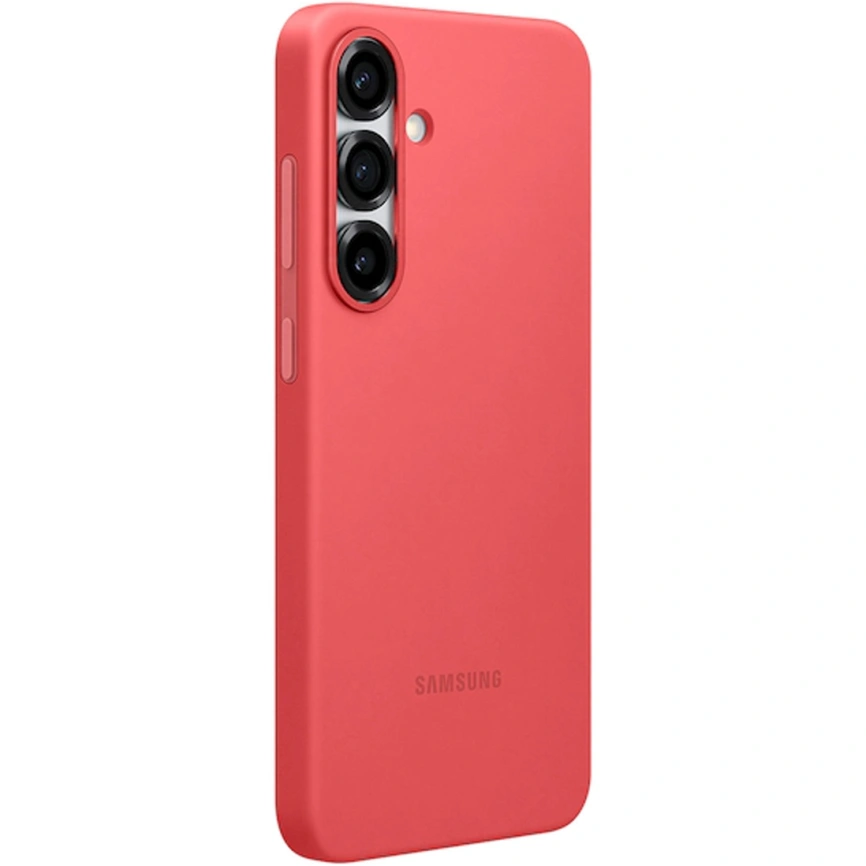 Чехол Samsung Silicone Case для Samsung Galaxy S25 Plus Red фото 3