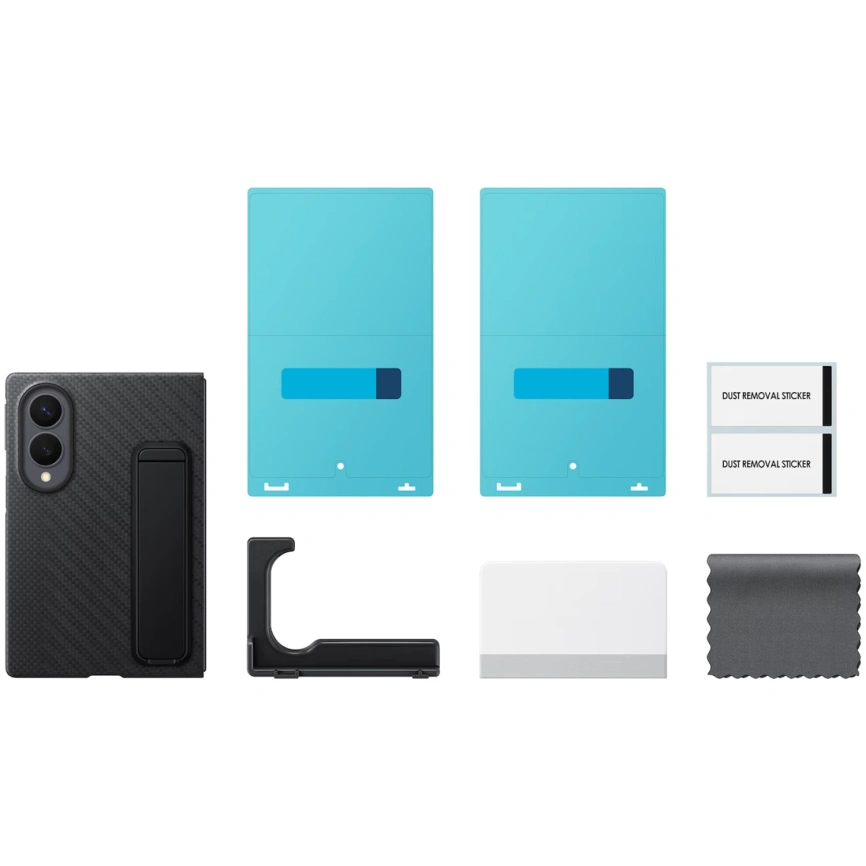Чехол Samsung Carbon StanDing Case для Galaxy Z Fold8 Black фото 7