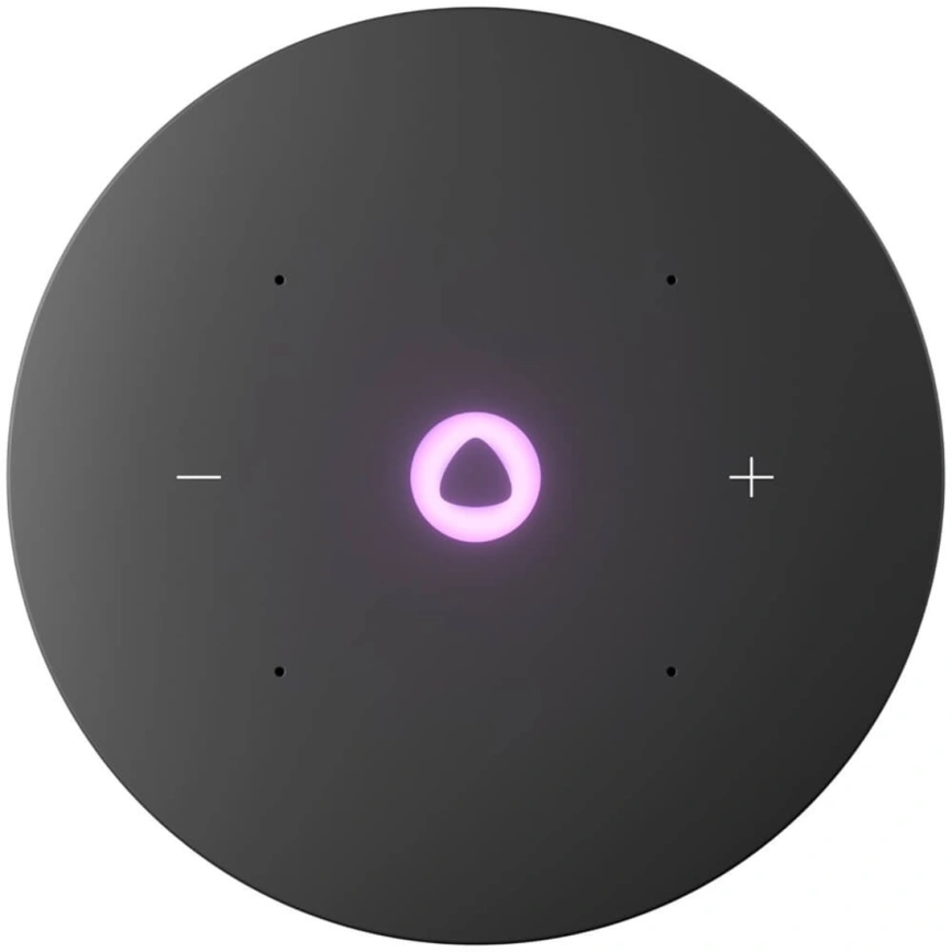 Умная колонка Яндекс Станция Мини 3 Про с Zigbee , Черный фото 2