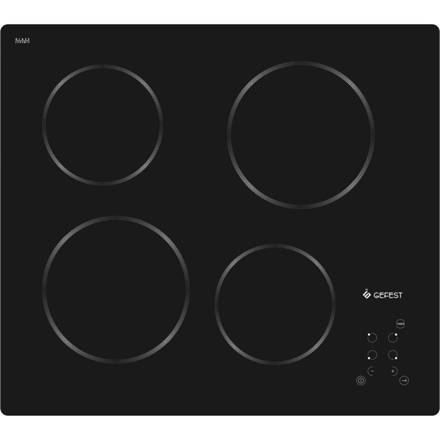 Электрическая варочная панель Gefest ЭС В СН 4231 К11 Black фото 1