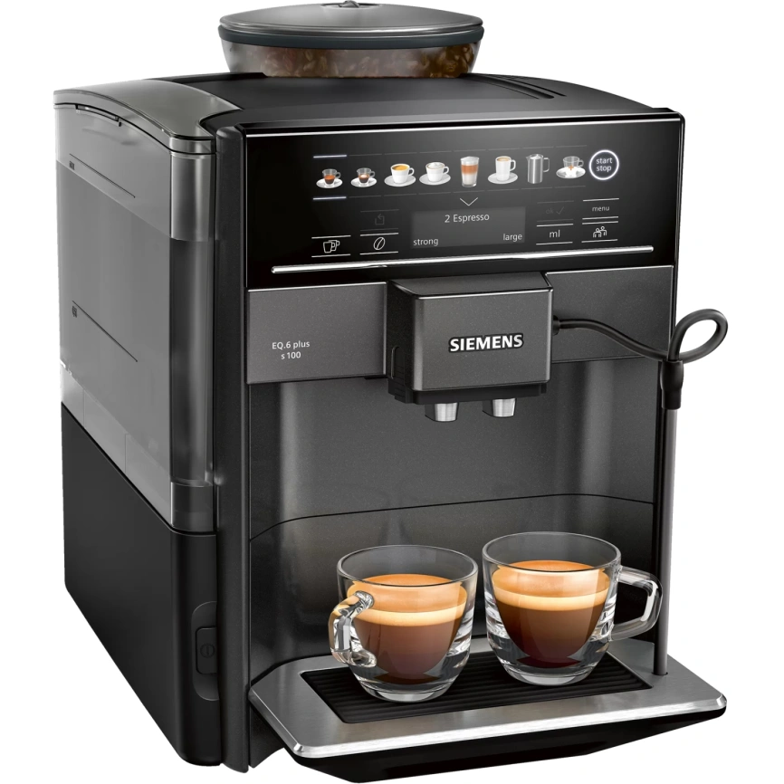Кофемашина Siemens TE651319RW Black фото 3