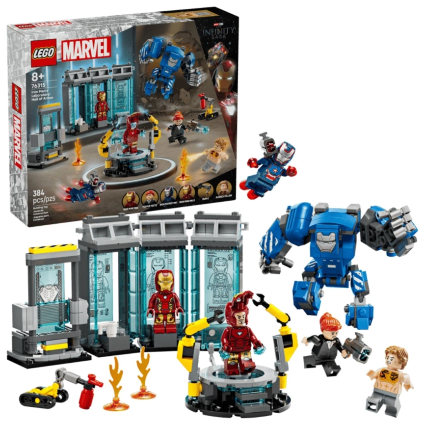 Конструктор LEGO Marvel Super Heroes Iron Man: Hall of Armor 76315 фото 1
