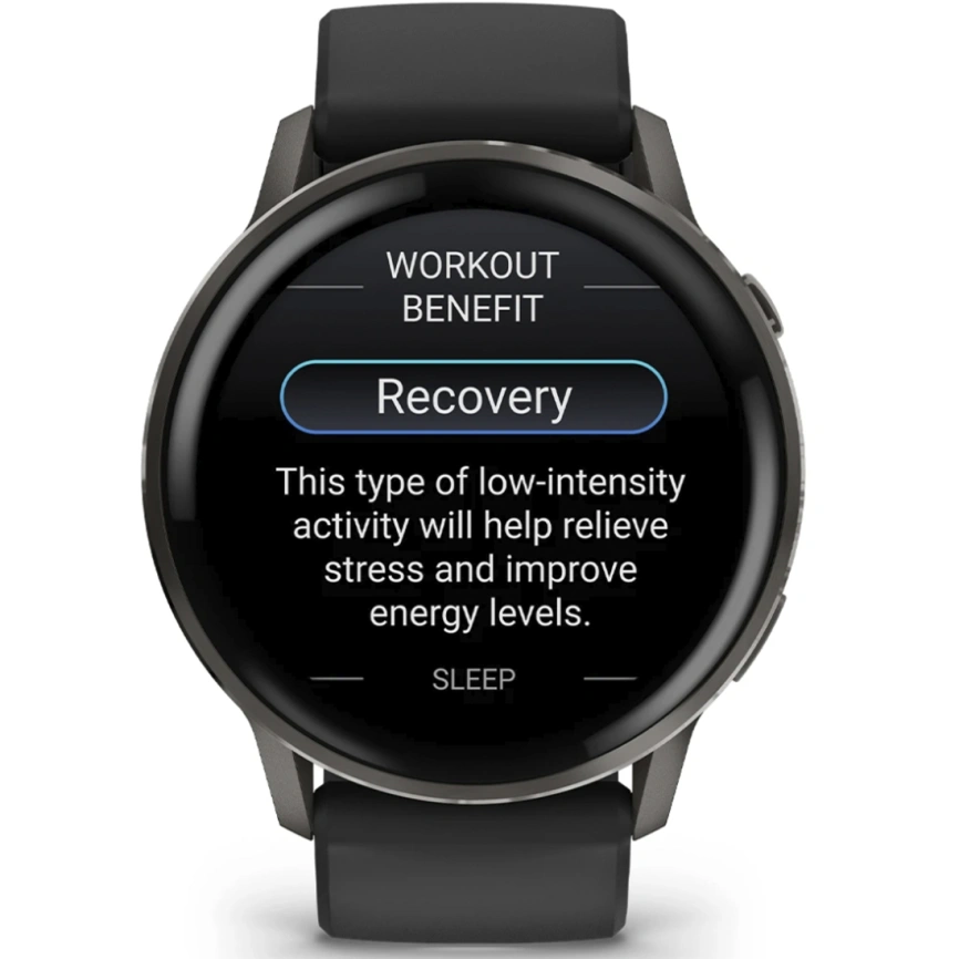 Смарт-часы Garmin Venu 4 45mm Slate Bezel With Black Silicone Band (010-03014-00) фото 6