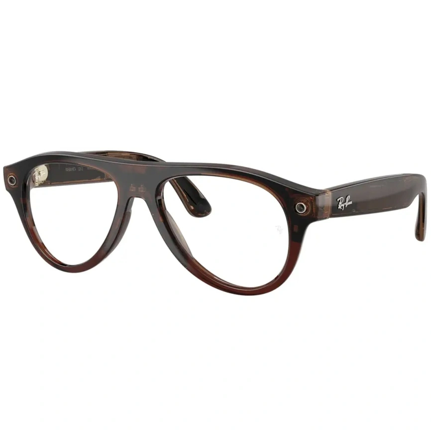Умные очки Ray-Ban Aviator (Gen 3) Transparent Umber Standard Transitions Jade фото 1