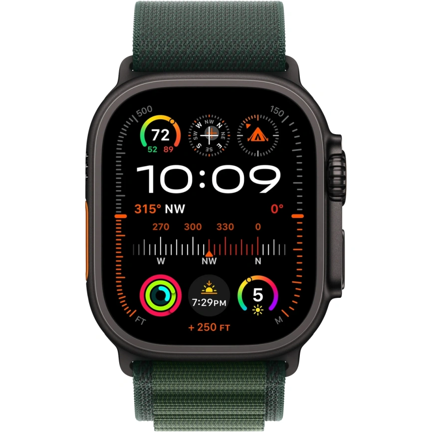 Ремешок Apple Watch Ultra 49mm Dark Green Alpine Loop M фото 3