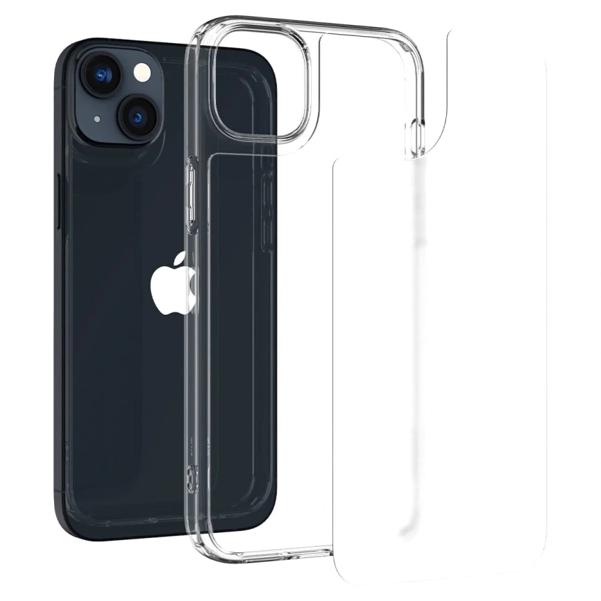 Чехол Spigen Quartz Hybrid для iPhone 14 Plus (ACS04907) Matte Clear фото 8