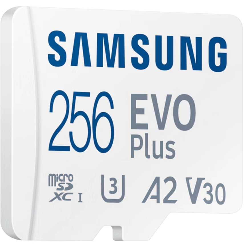 Карта памяти Samsung EVO Plus 256GB MicroSDXC Class 10/UHS-I U3 (MB-MC256SA) фото 3