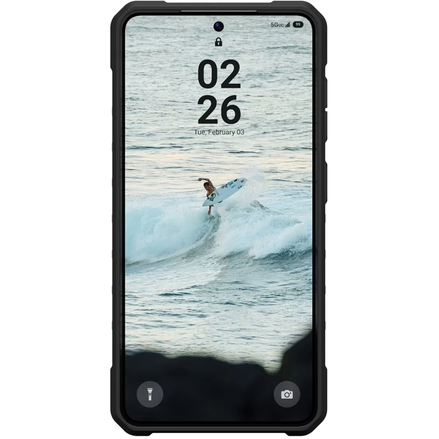 Чехол UAG Pathfinder Clear Case with MagSafe для Samsung Galaxy S26 Plus Ash/Black (214528113140) фото 4