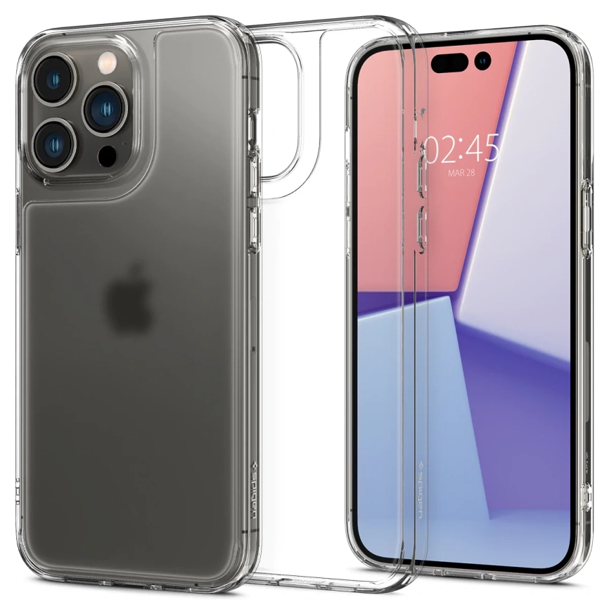 Чехол Spigen Quartz Hybrid для iPhone 14 Pro Max (ACS04831) Matte Clear фото 1