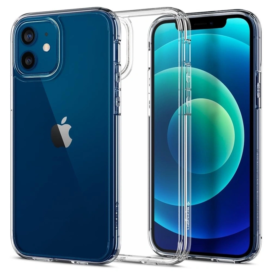 Чехол Spigen Ultra Hybrid для iPhone 12 Mini (ACS01745) Crystal Clear фото 2