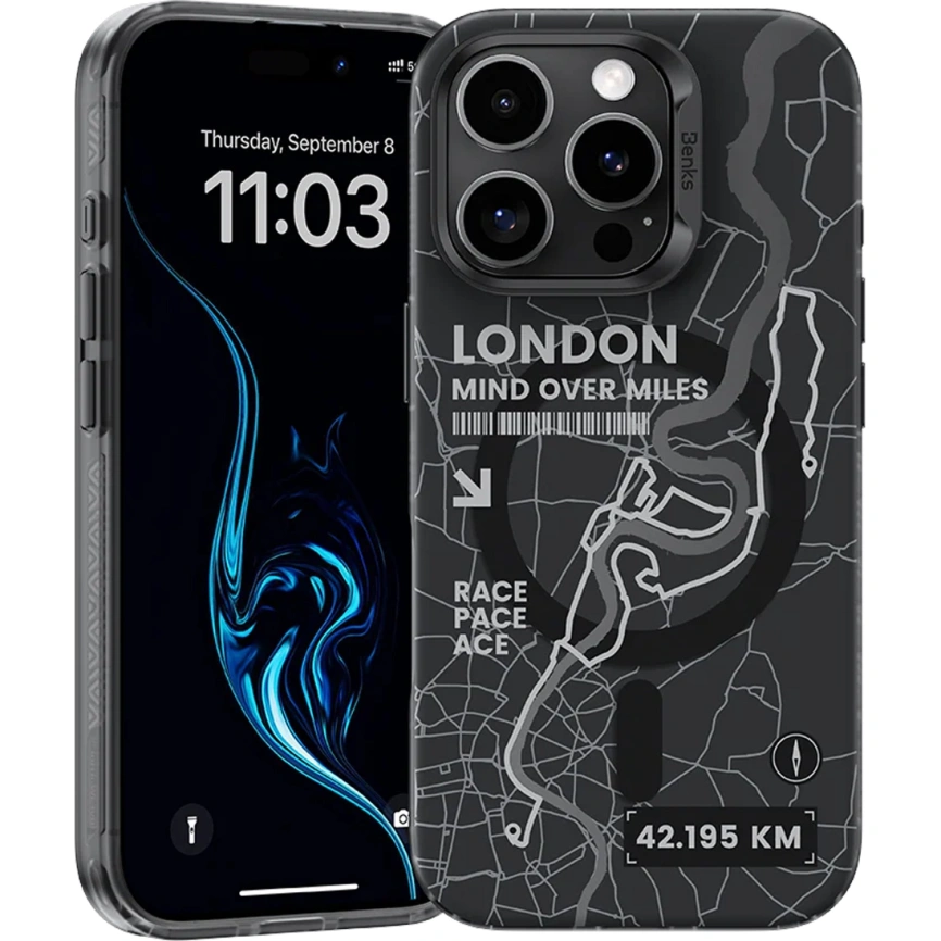 Чехол Benks Magnetic City Case with MagSafe для iPhone 16 Pro London фото 1