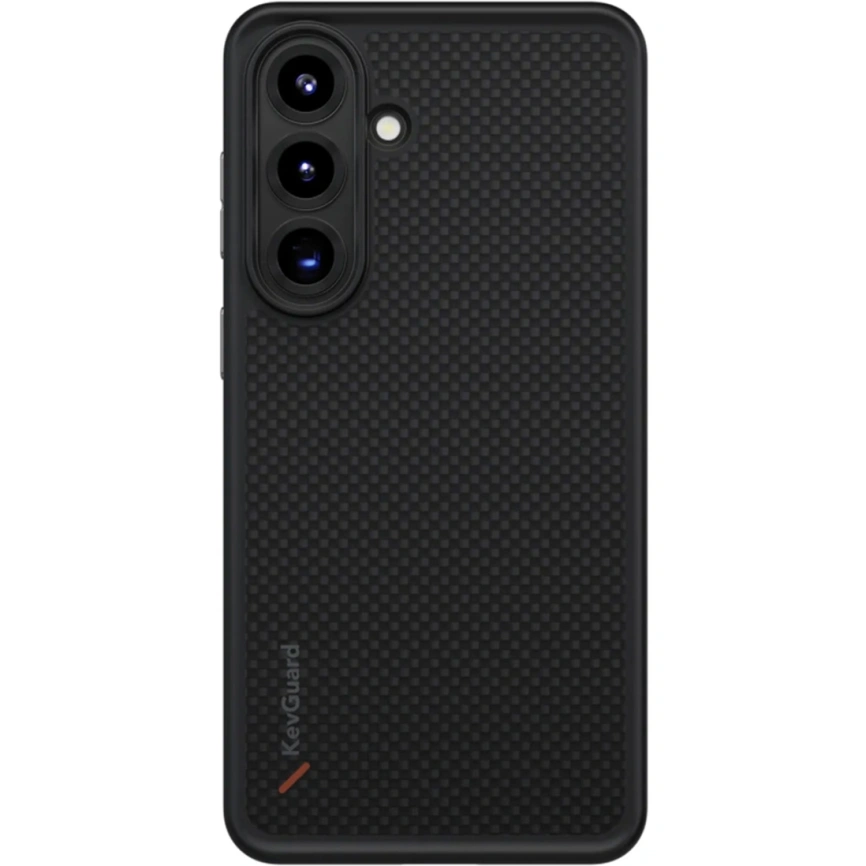 Чехол Uniq Keva Tough Aramid Protective Case для Samsung S26 Plus Carbon Black (GS26PHYB-KEVAMCBLK) фото 2
