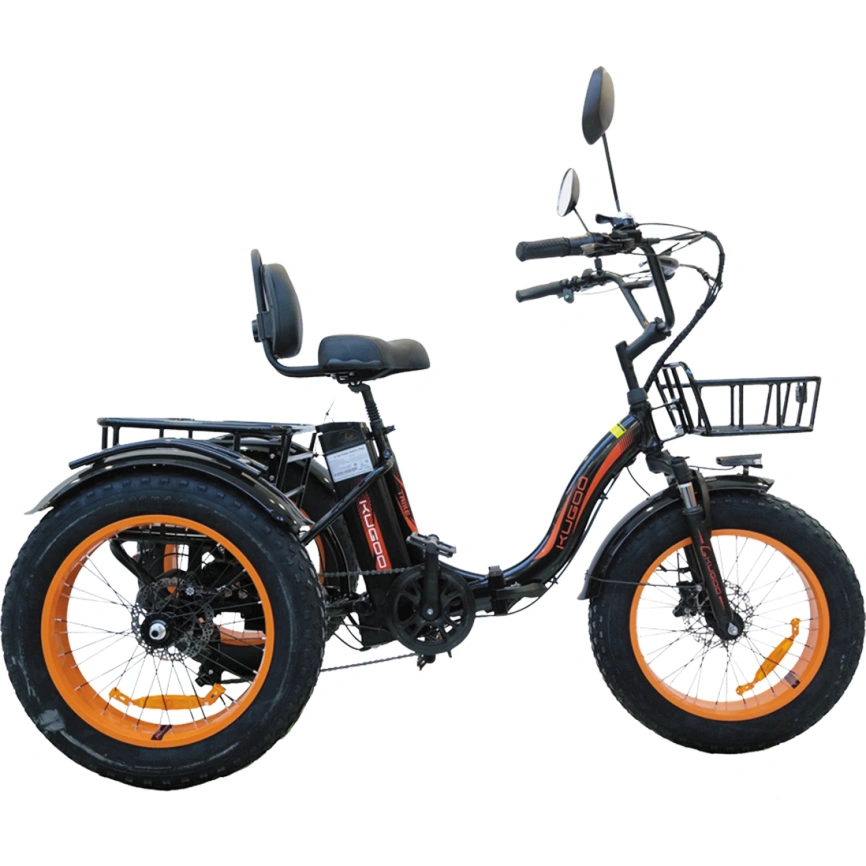 Электровелосипед Kugoo Kirin Trike Black фото 2