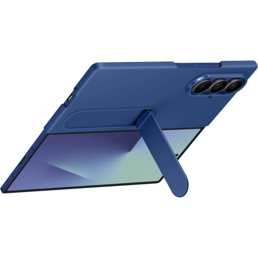 Чехол Samsung Silicone Case для Galaxy Z Fold7 Blue фото 1