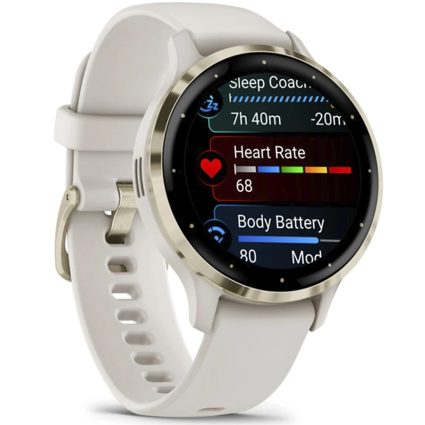 Умные часы Garmin Venu 3s (010-02785-04) 41mm Ivory фото 5
