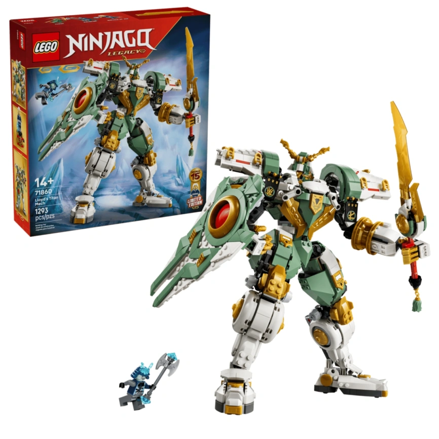 Конструктор LEGO NINJAGO Lloyd’s Titan Mech 15th Anniversary 71860 фото 1
