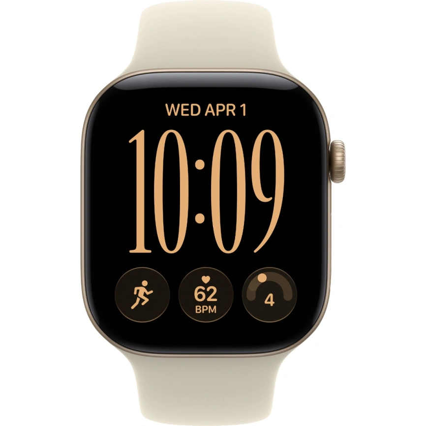 Смарт-часы Apple Watch Series 12 42mm Light Gold Aluminum Case with Sand Sport Band M/L фото 3