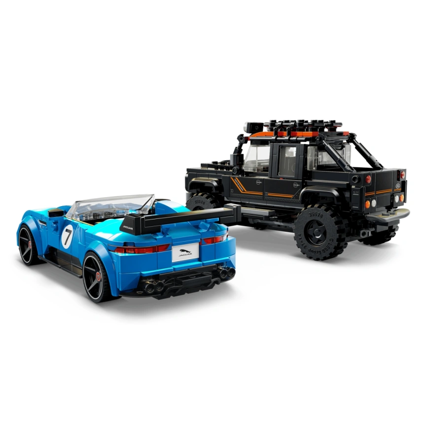 Конструктор LEGO Speed Champions Jaguar F-TYPE Project 7 & Land Rover Defender Classic 77264 фото 4