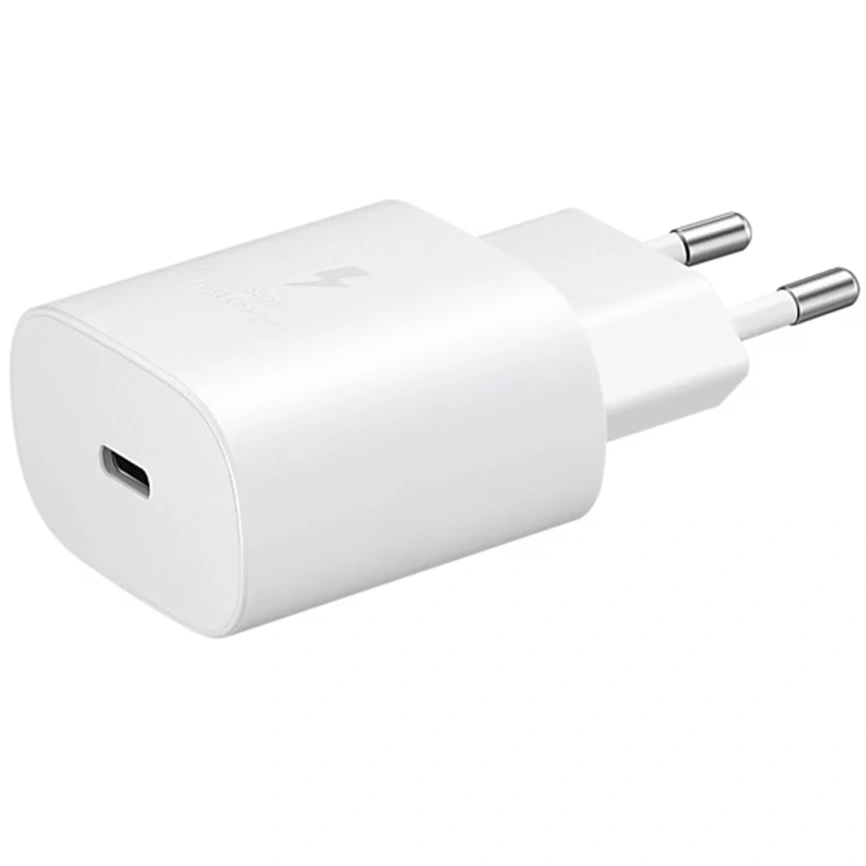 Сетевое зарядное устройство Samsung 25W USB-C EP-TA800 White фото 1